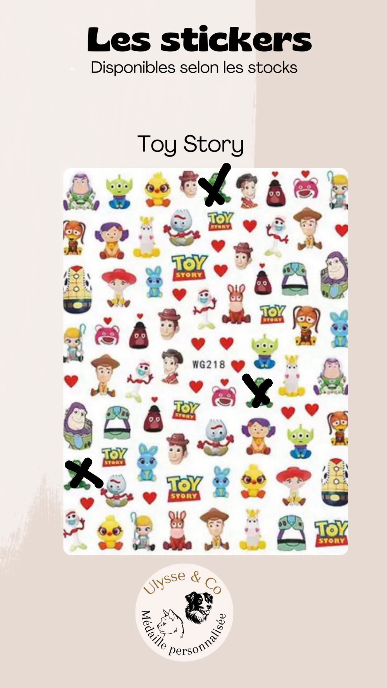 Les stickers