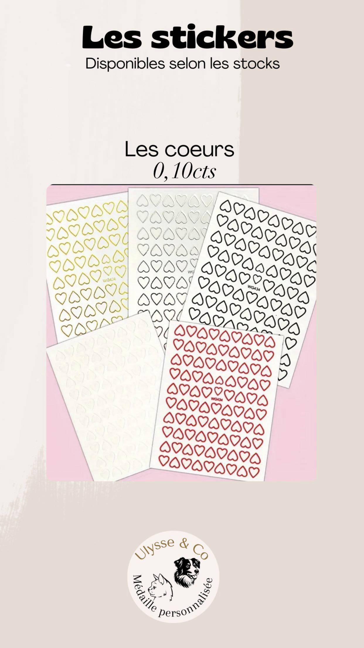 Les stickers