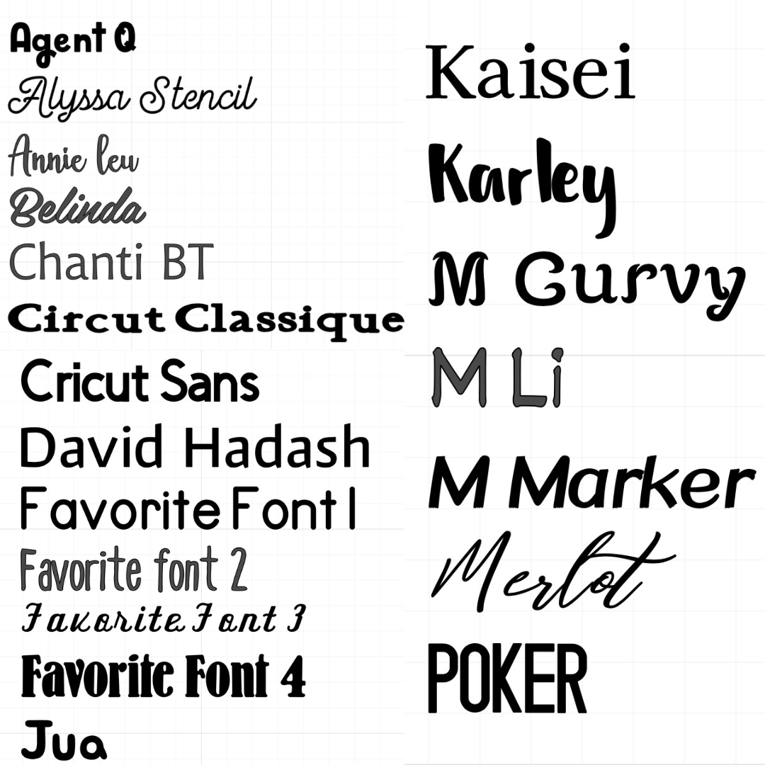 Your font