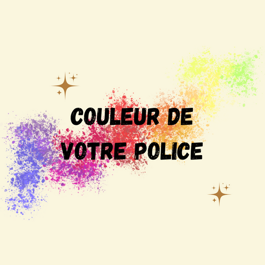 Votre couleur de police